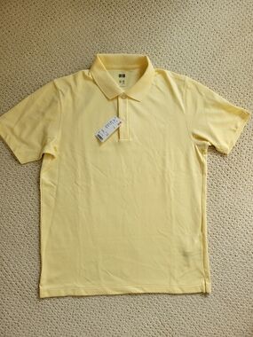 UNIQLO Men’s Light Yellow Polo Shirt